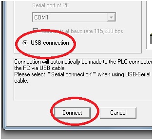usb connection