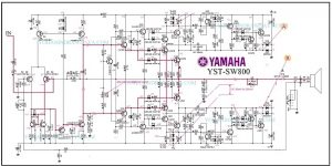 SKEMA SUBWOOFER YAMAHA YST-SW800 — Yohan from Indonesia