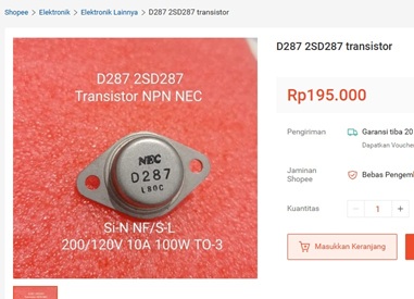 SCHEMATIC POWER OCL 57V NAD 200